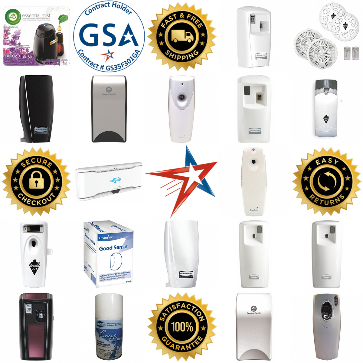 A selection of Air Freshener Dispensers products on GoVets