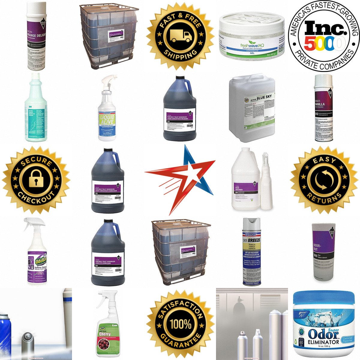 A selection of Surface and Air Deodorants products on GoVets