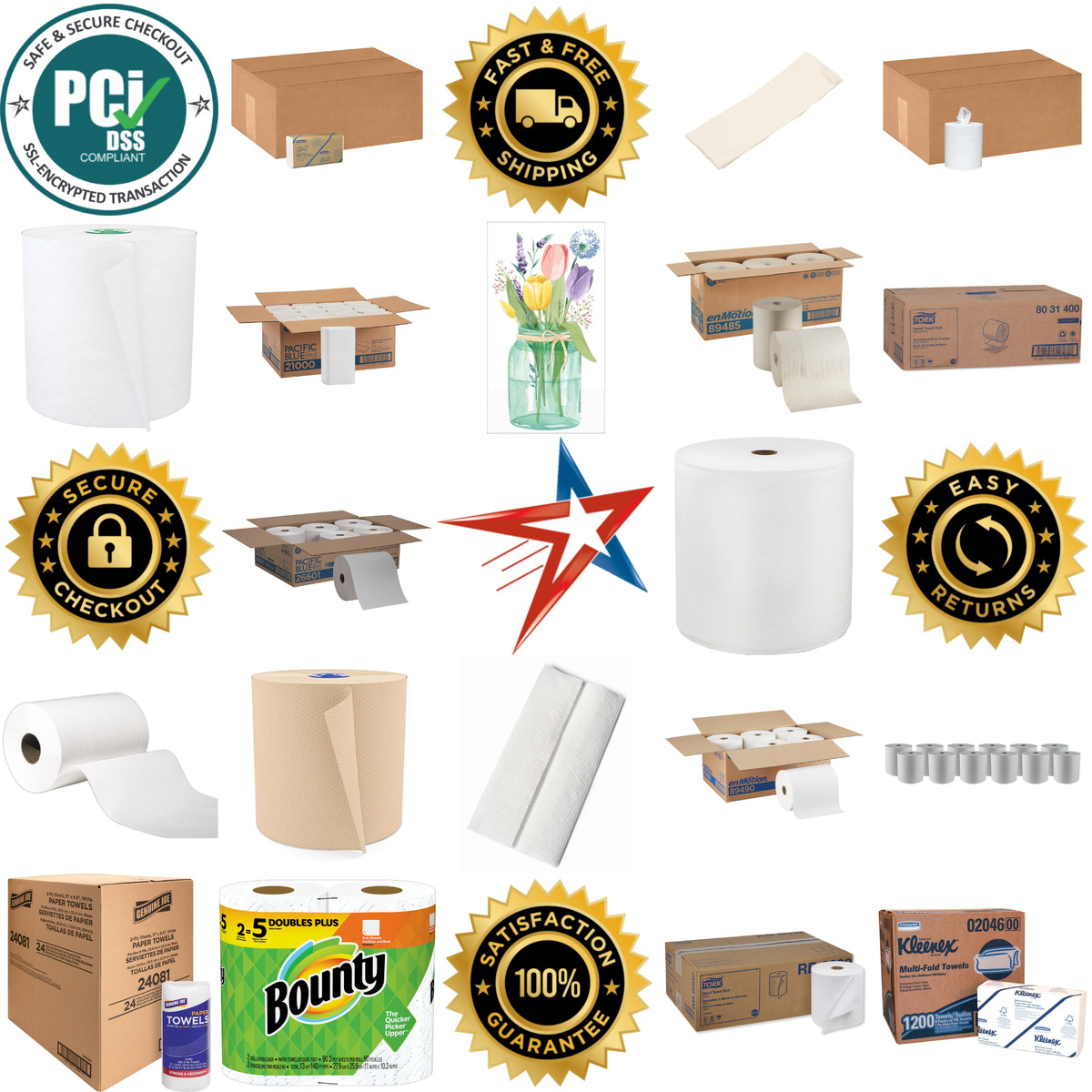 A selection of Paper Towels products on GoVets