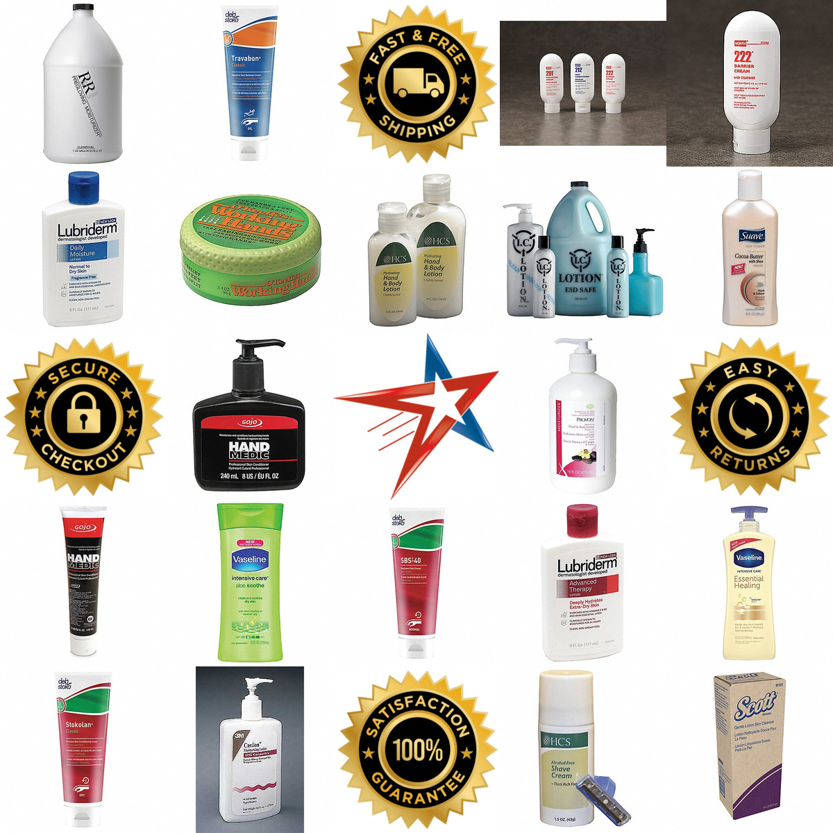 A selection of Lotions Moisturizers and Balms products on GoVets