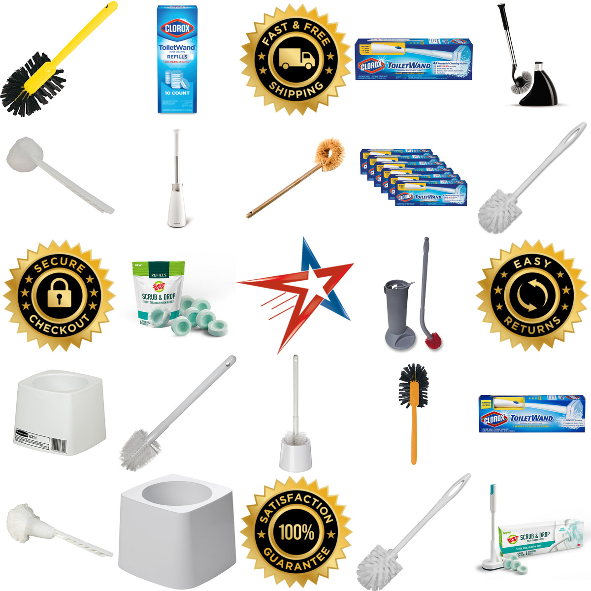 A selection of Toilet Bowl Brushes products on GoVets