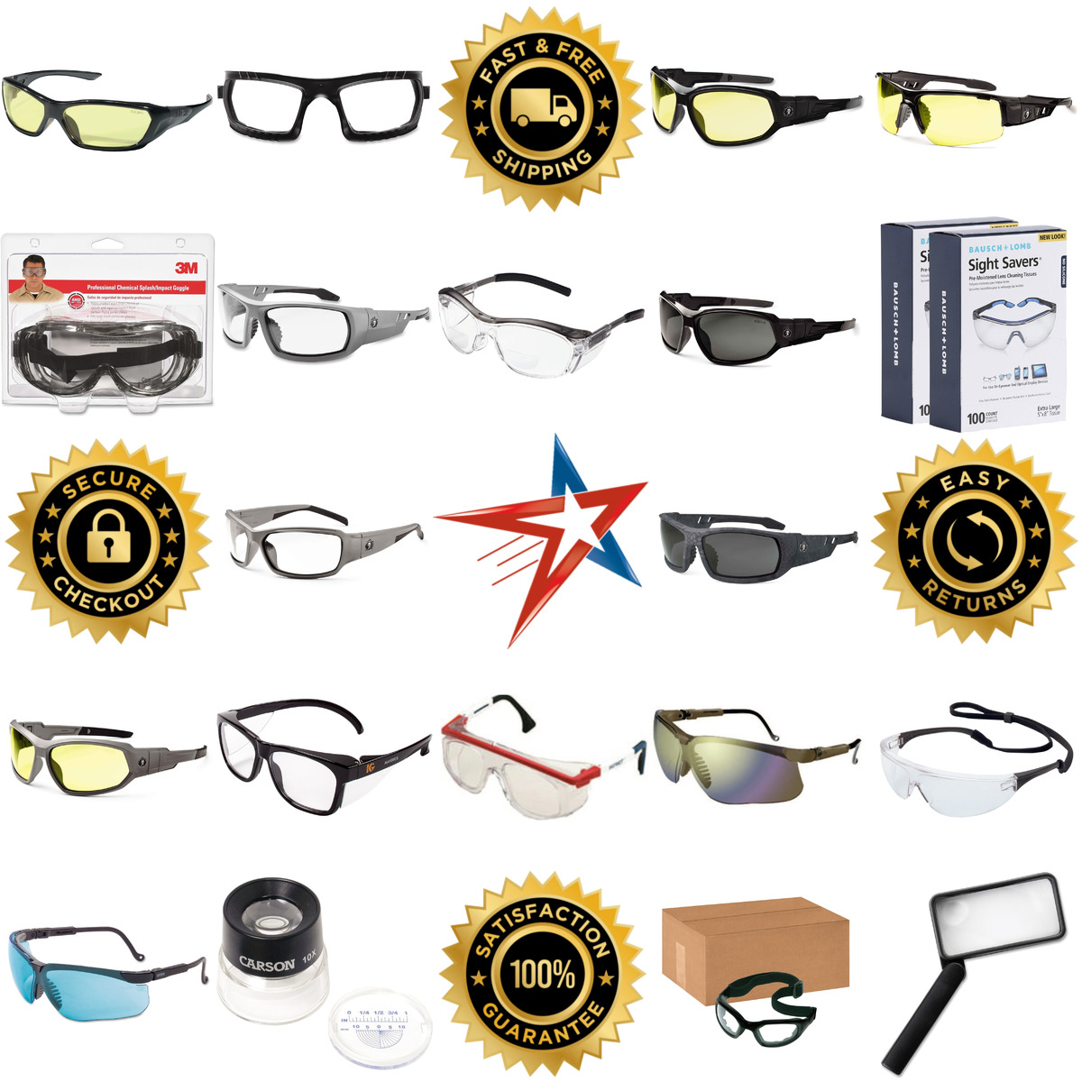 A selection of Eye Protection products on GoVets