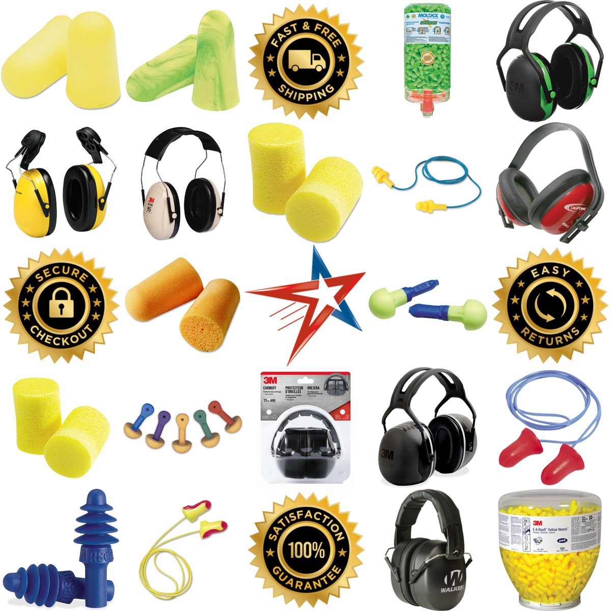 A selection of Hearing Protection products on GoVets