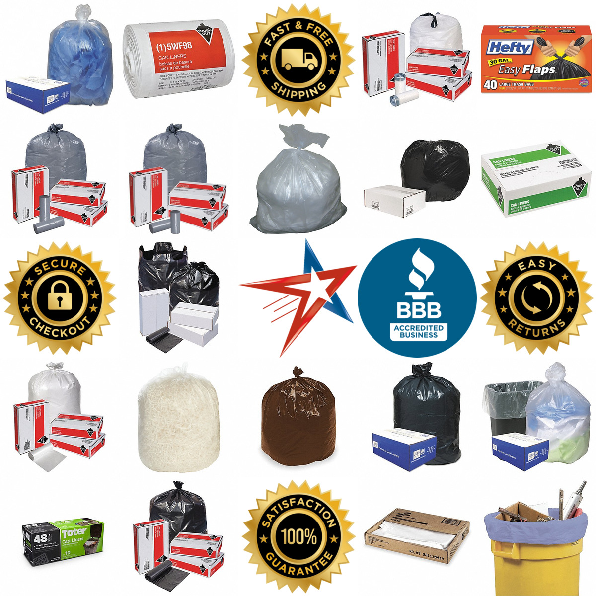 A selection of Trash Bags products on GoVets