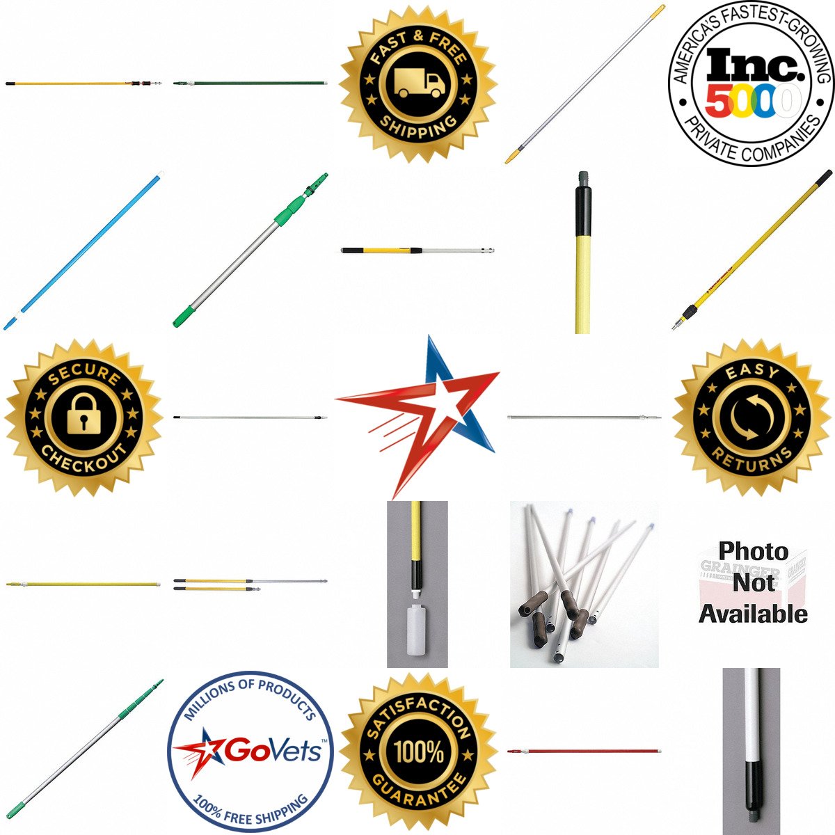 A selection of Telescoping Poles products on GoVets