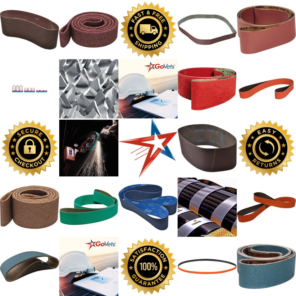 A selection of Abrasive Belts products on GoVets