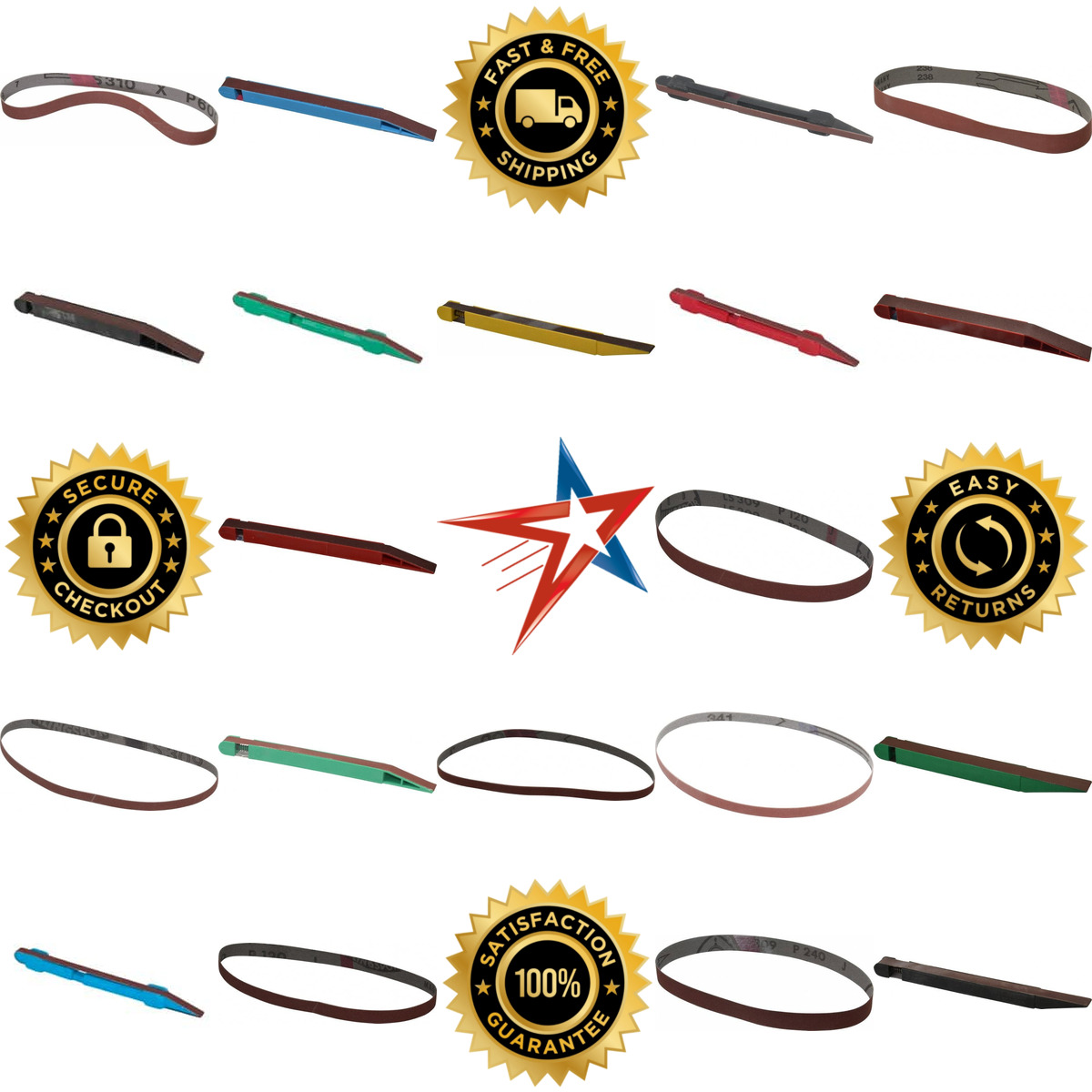 A selection of Belt Sticks and Replacement Belts products on GoVets