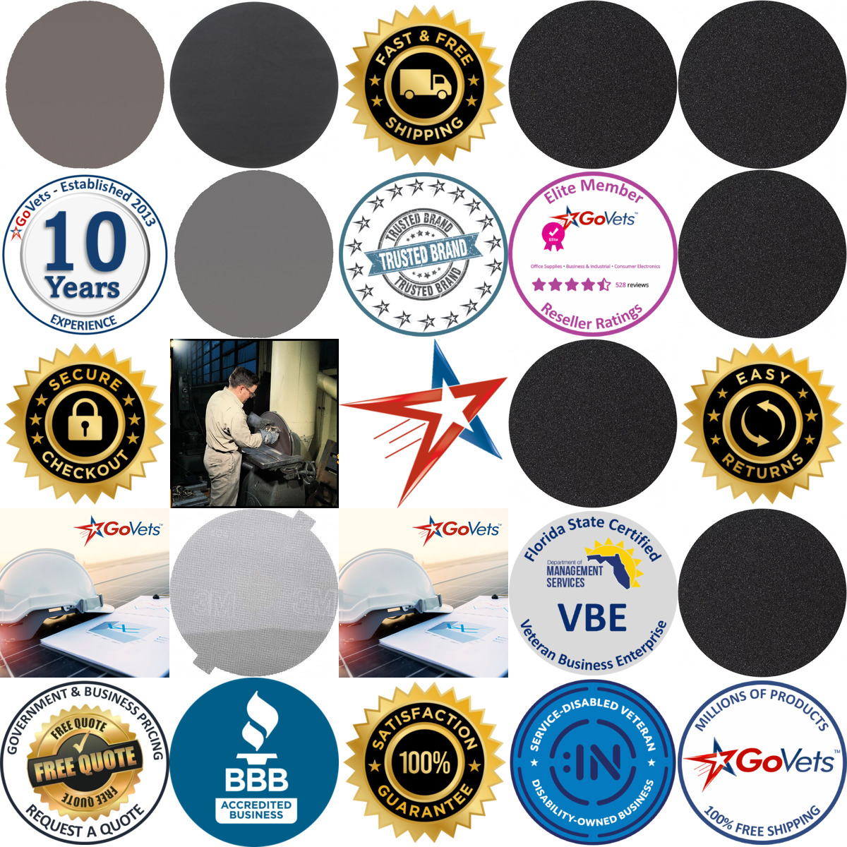 A selection of Plain Back Discs products on GoVets