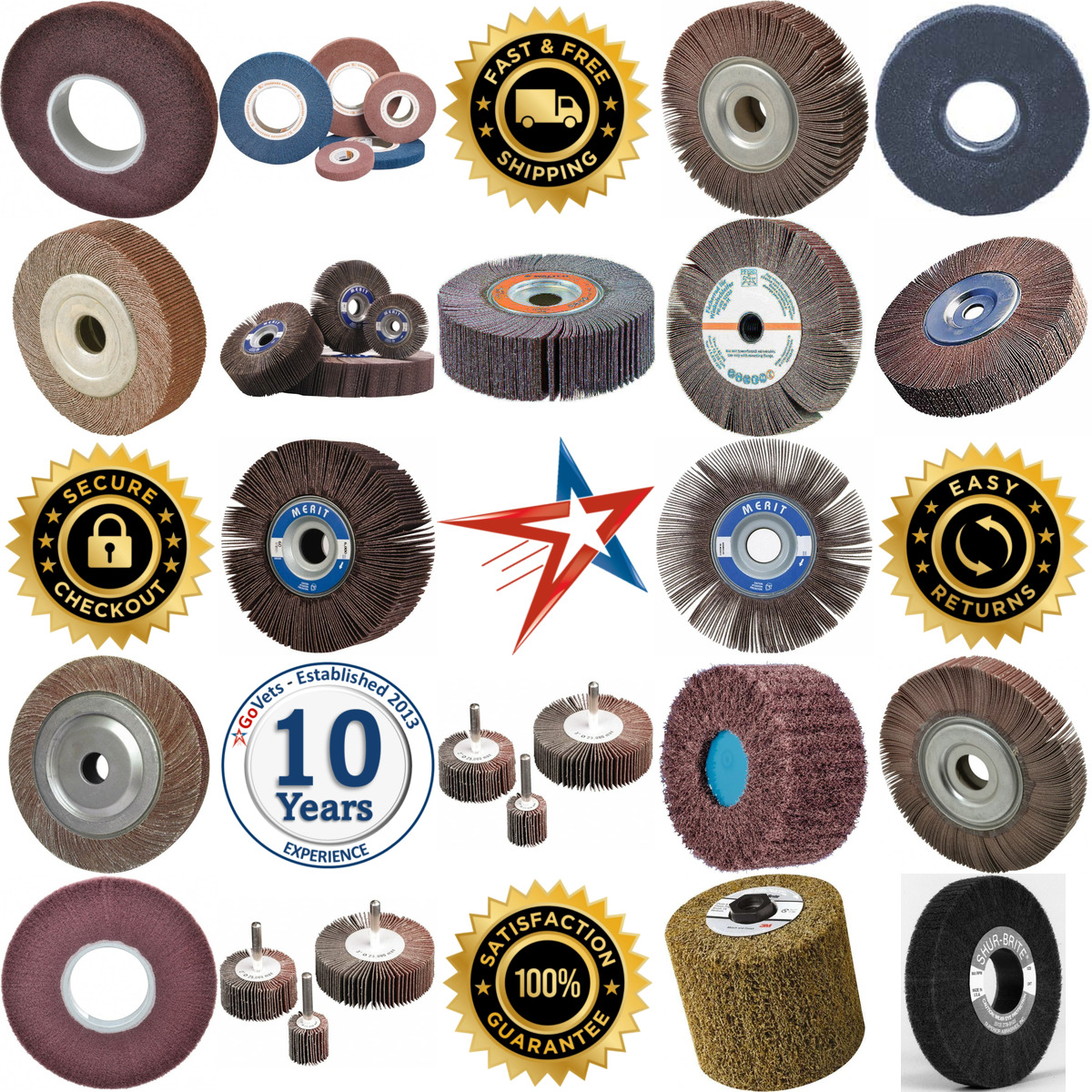 A selection of Unmounted Flap Wheels products on GoVets