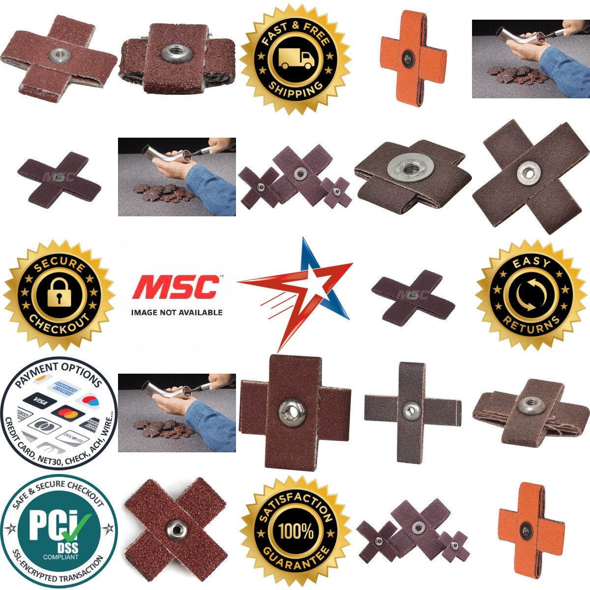 A selection of Cross and Square Pads products on GoVets