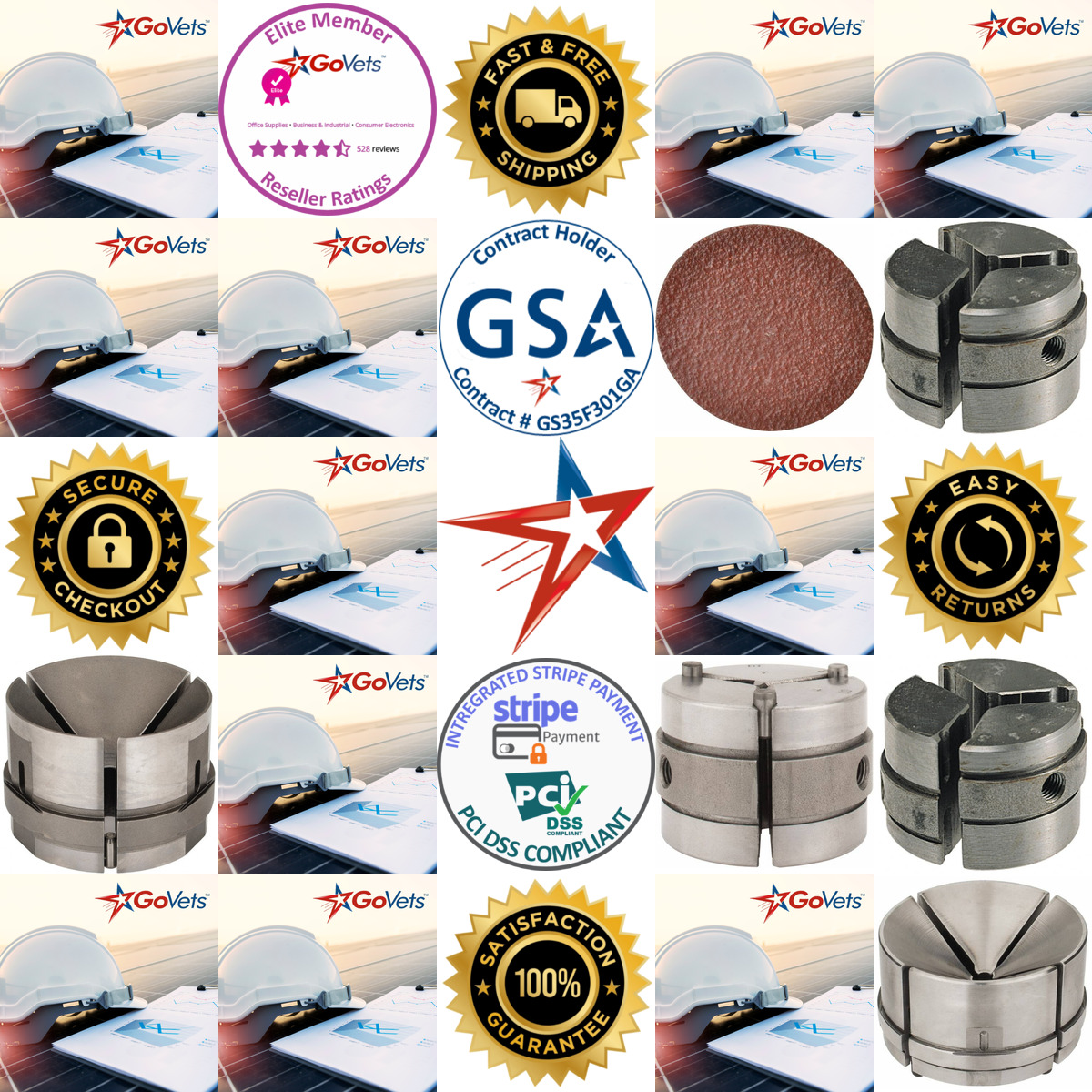 A selection of Collet Pads and Accessories products on GoVets