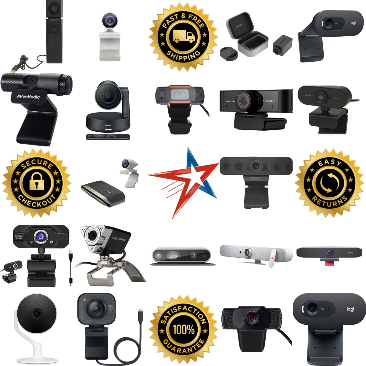 A selection of Webcams products on GoVets