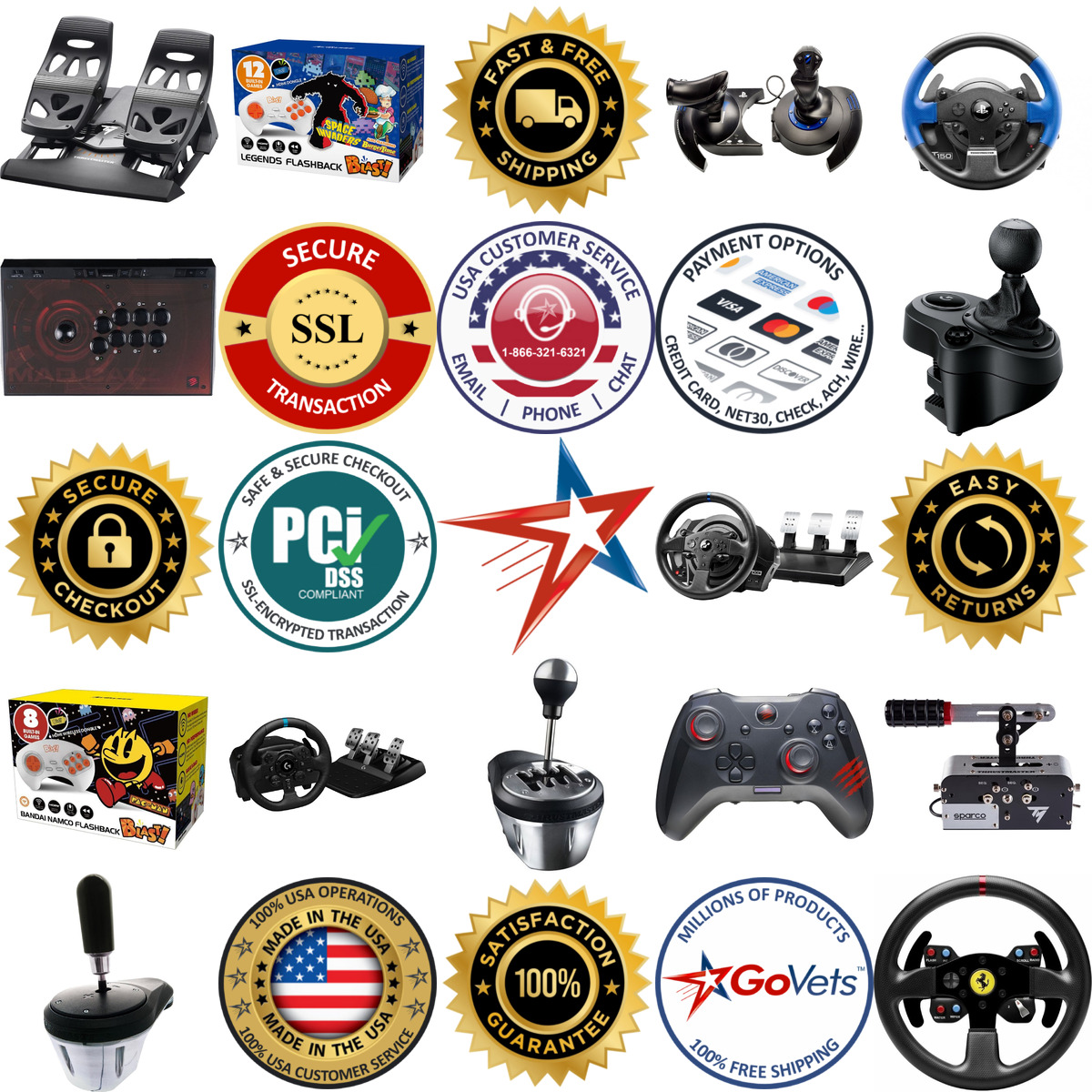 A selection of Playstation products on GoVets