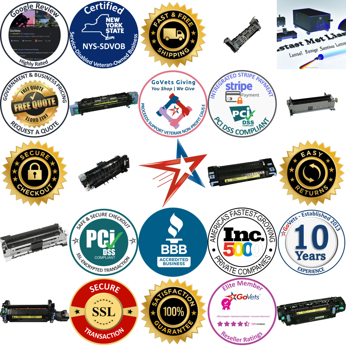 A selection of Compatible Laser Products Inc products on GoVets