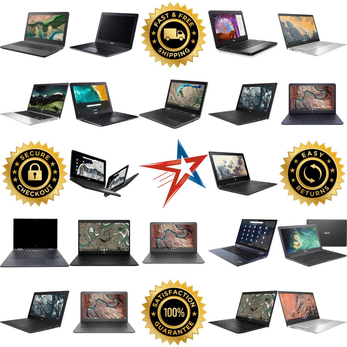 A selection of Chromebooks products on GoVets