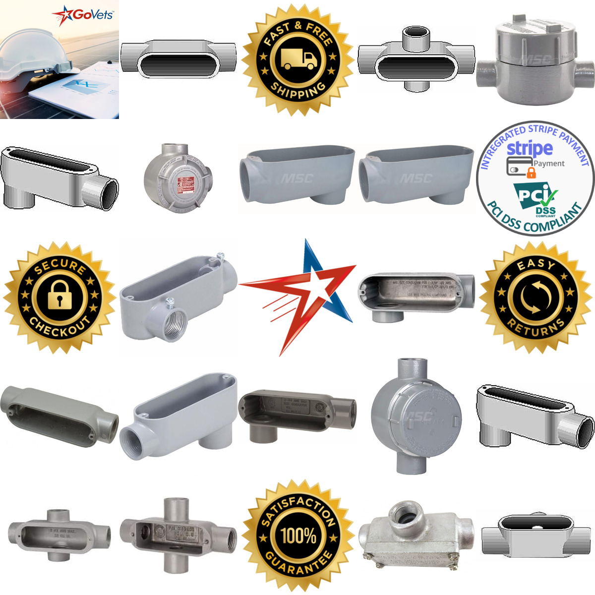 A selection of Conduit Bodies products on GoVets