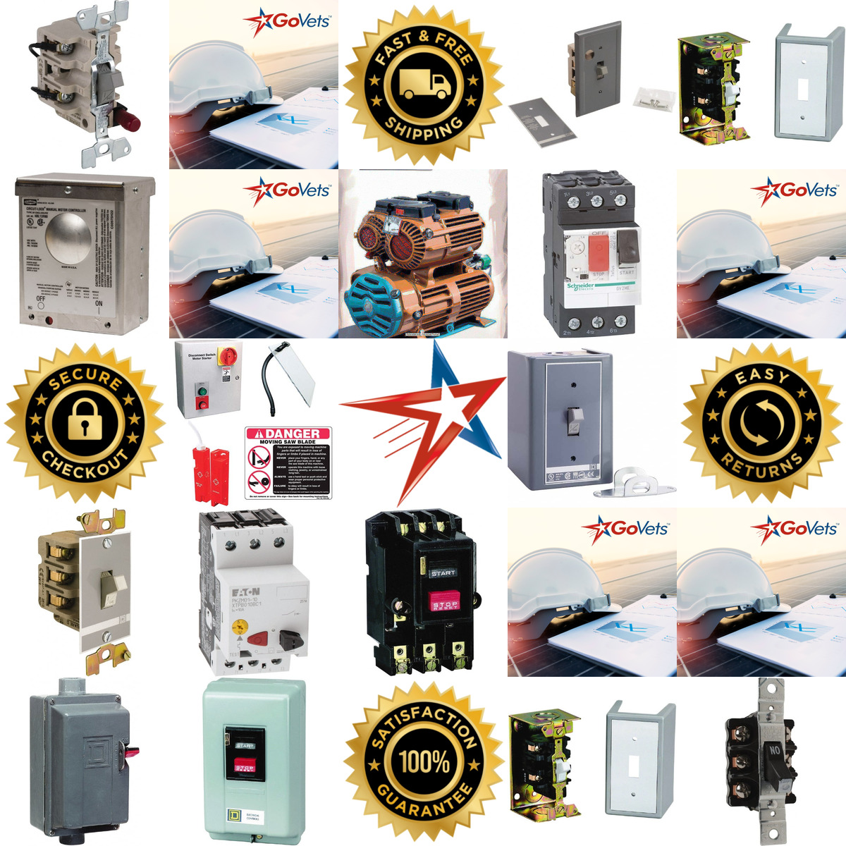 A selection of Manual Motor Starters products on GoVets