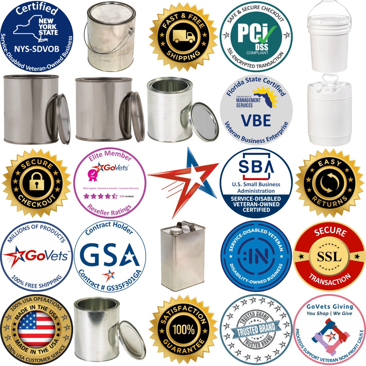 A selection of Value Collection products on GoVets