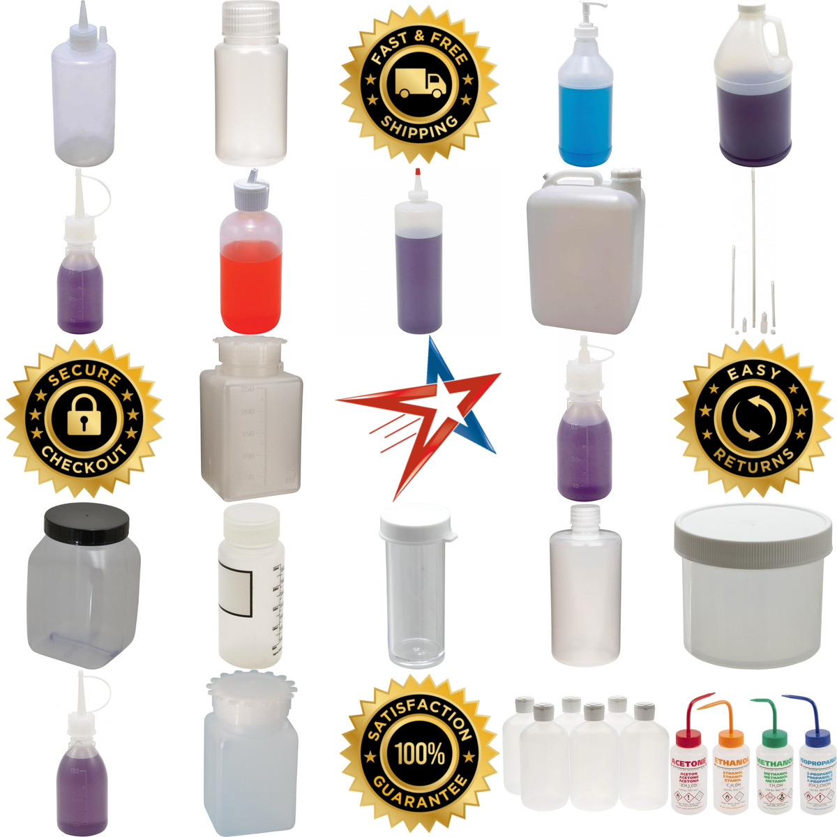 A selection of Dynalon Labware products on GoVets