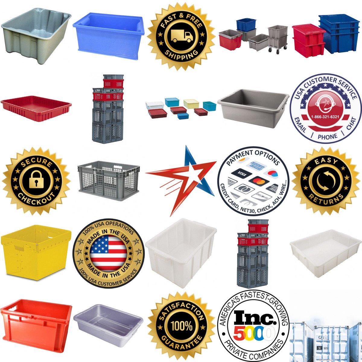 A selection of Totes and Storage Containers products on GoVets