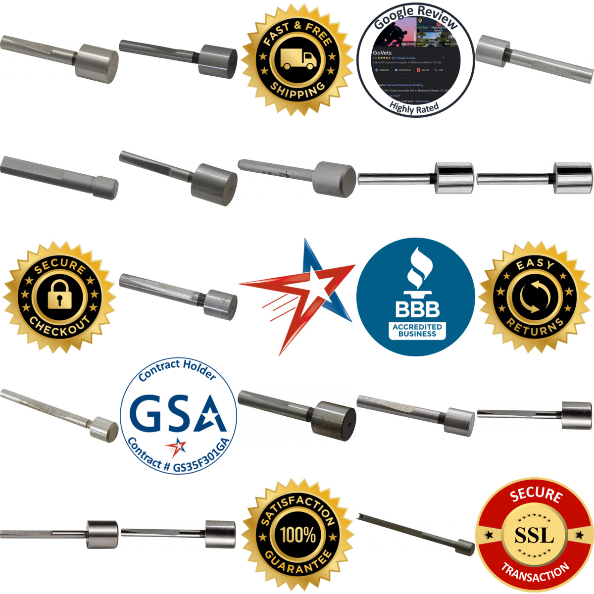 A selection of Counterbore Pilots products on GoVets