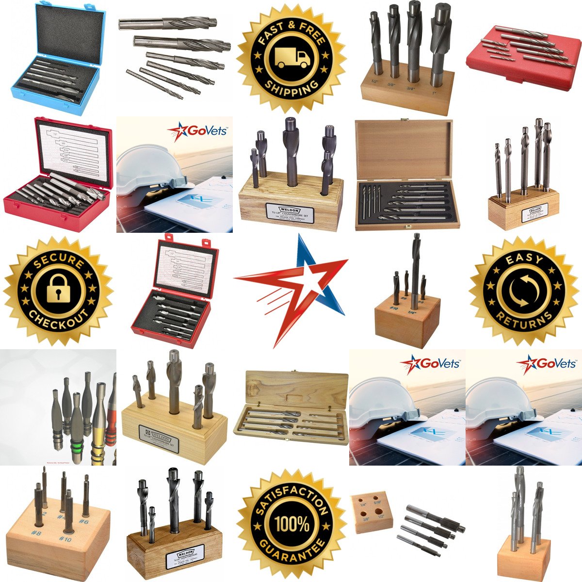 A selection of Solid Pilot Counterbore Sets products on GoVets