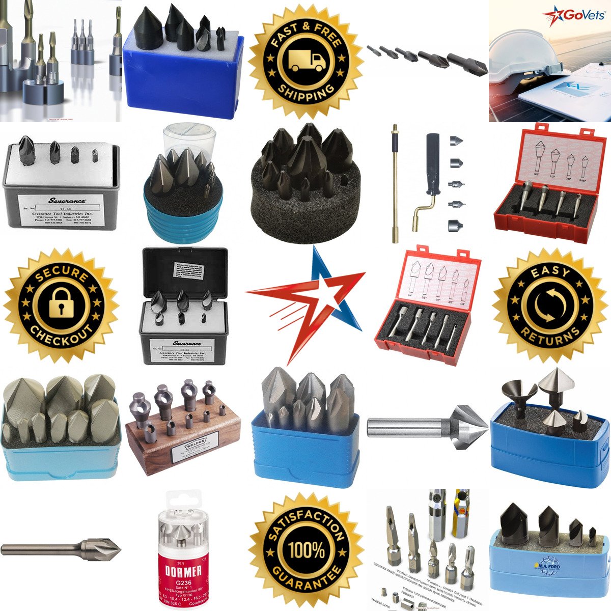 A selection of Countersink Sets products on GoVets