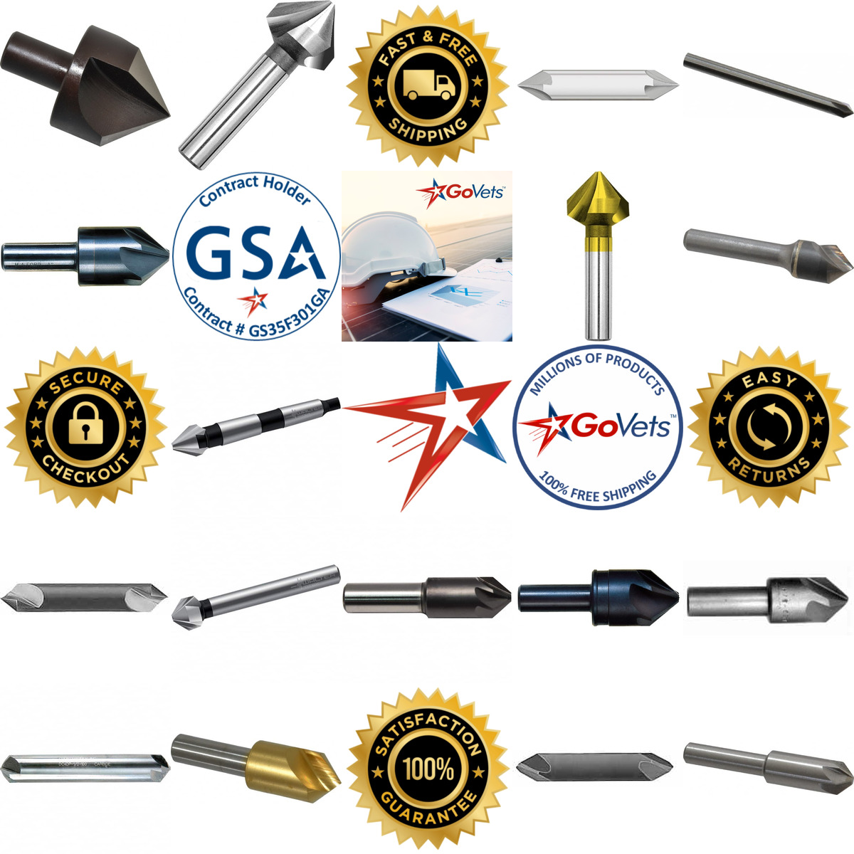 A selection of Countersinks products on GoVets