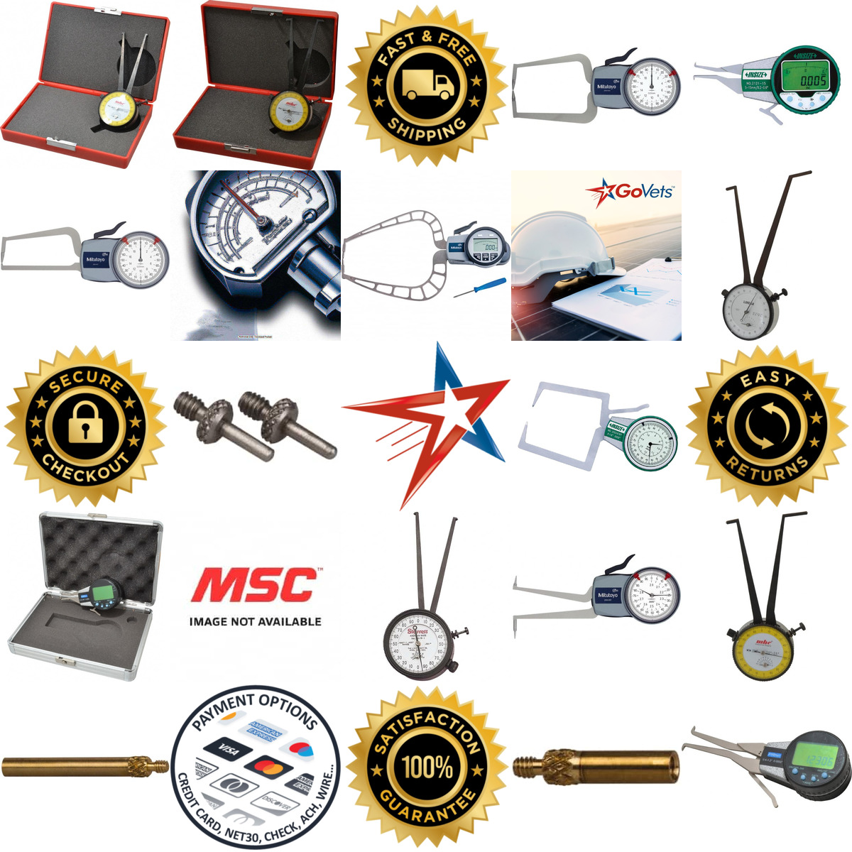 A selection of Caliper Gages products on GoVets