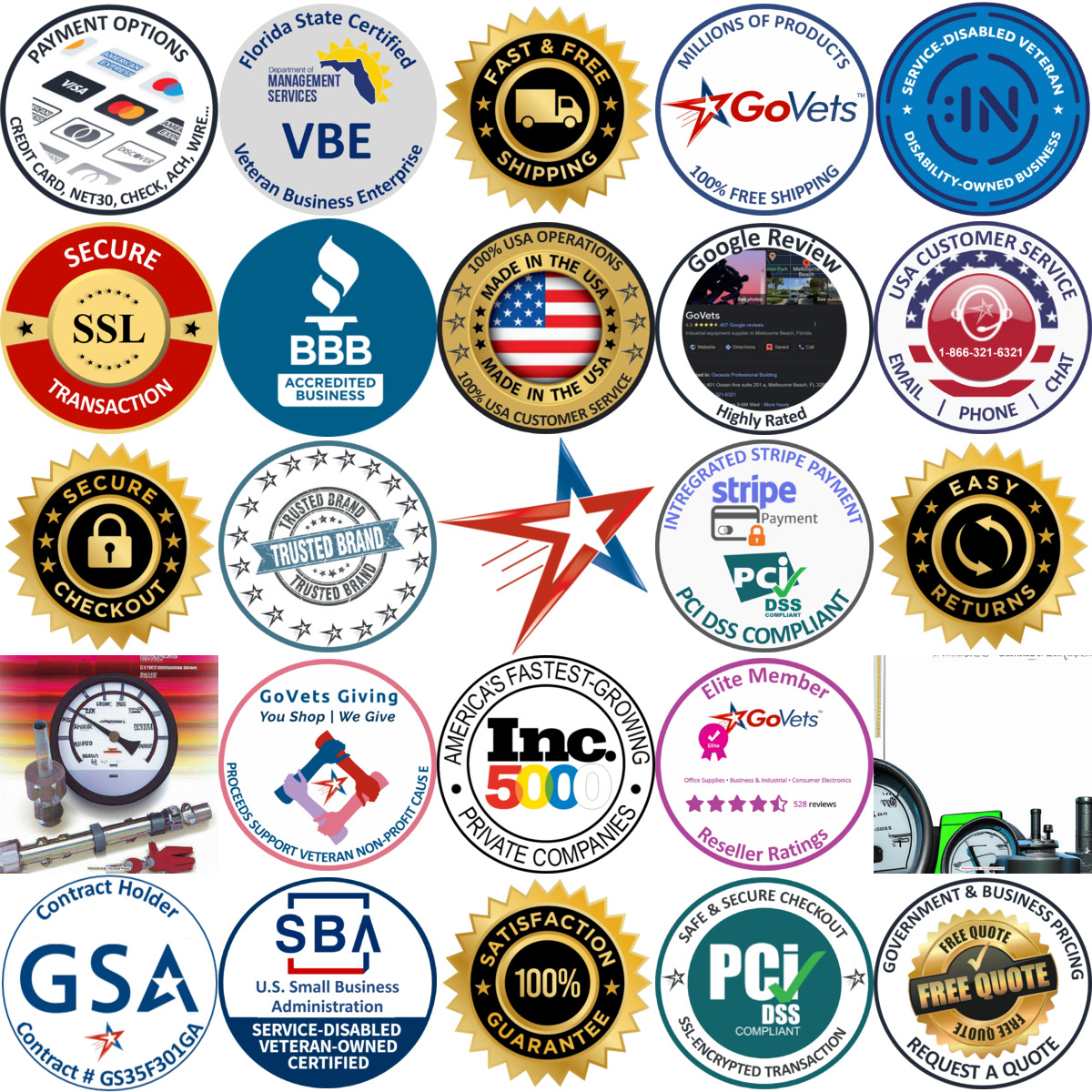 A selection of Micrometer Calibration Standards and Sets products on GoVets