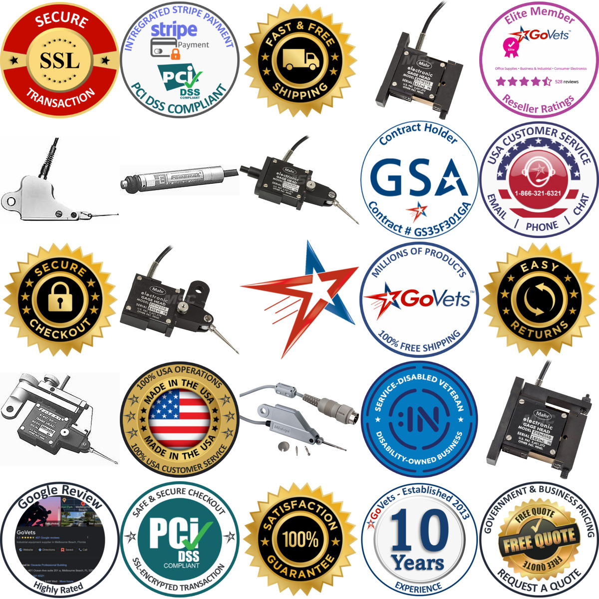 A selection of Gage Heads products on GoVets