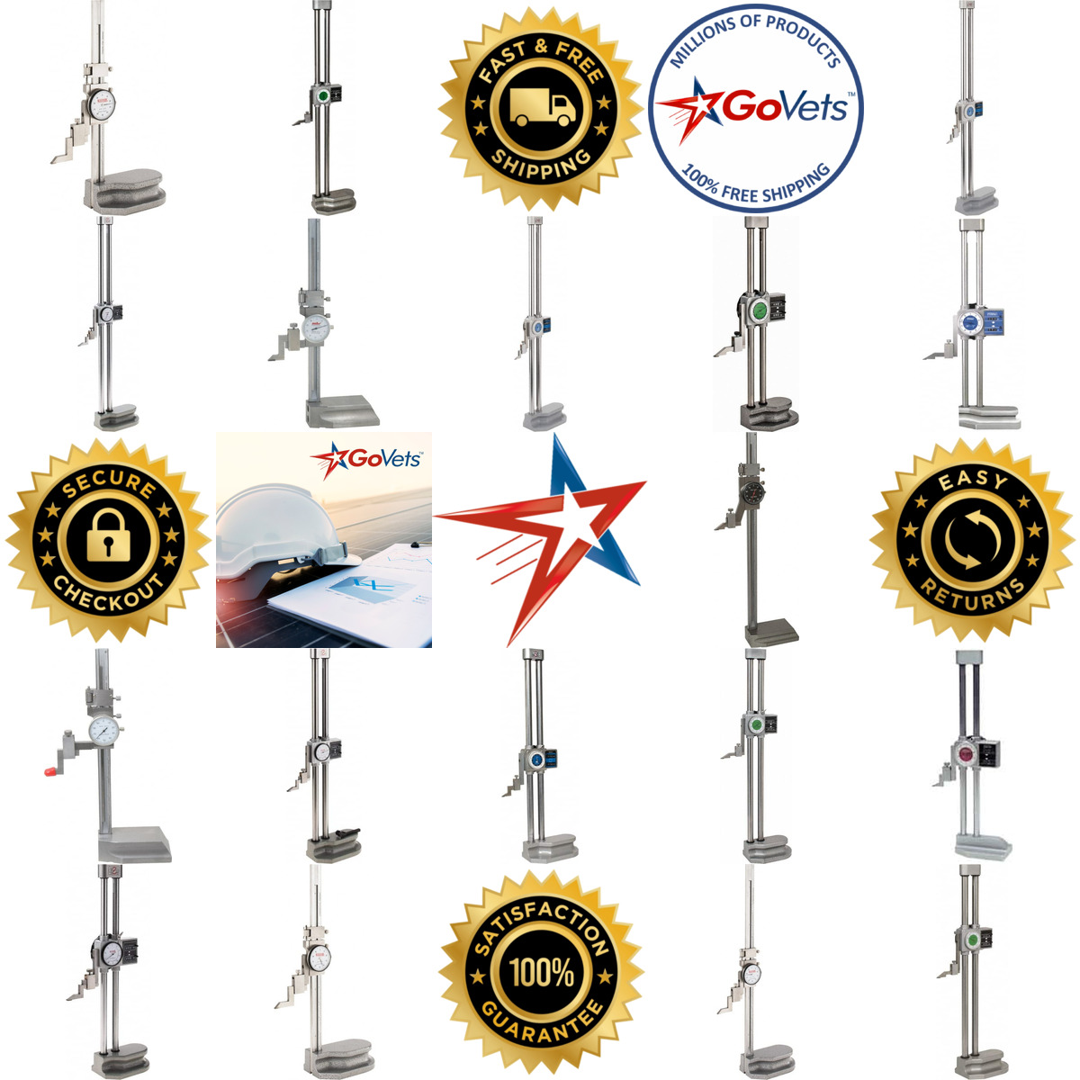 A selection of Dial Height Gages products on GoVets