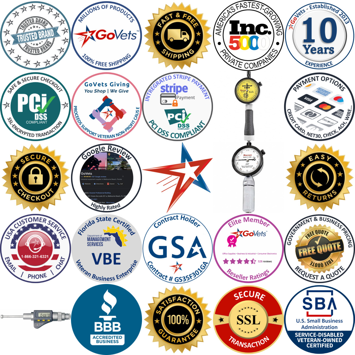 A selection of Drop Indicator Backs Contact Points and Accessories products on GoVets