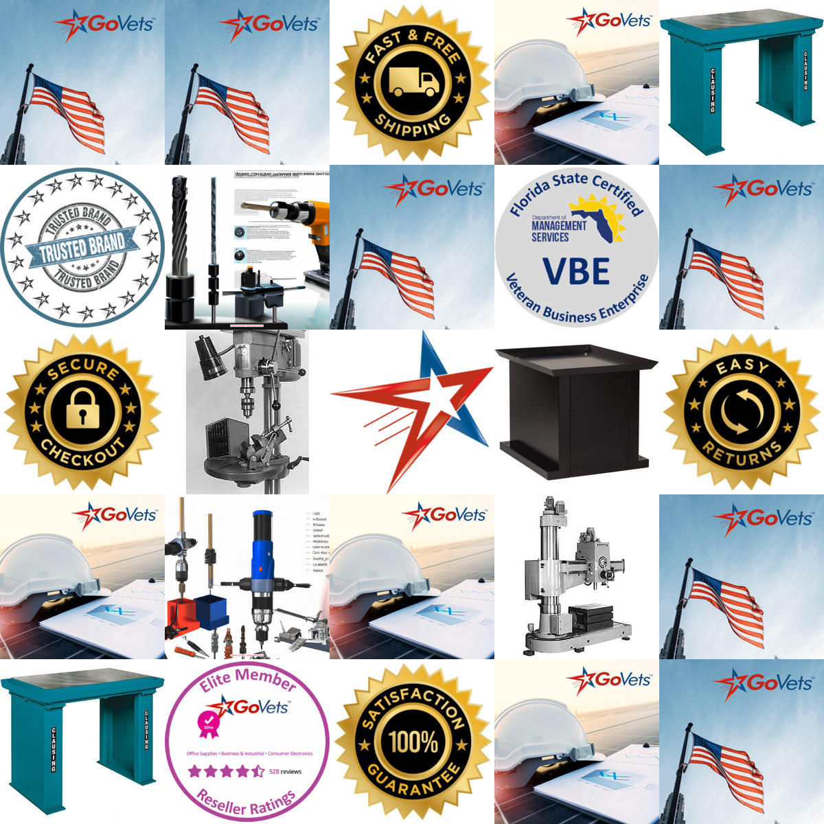 A selection of Drill Press Accessories products on GoVets