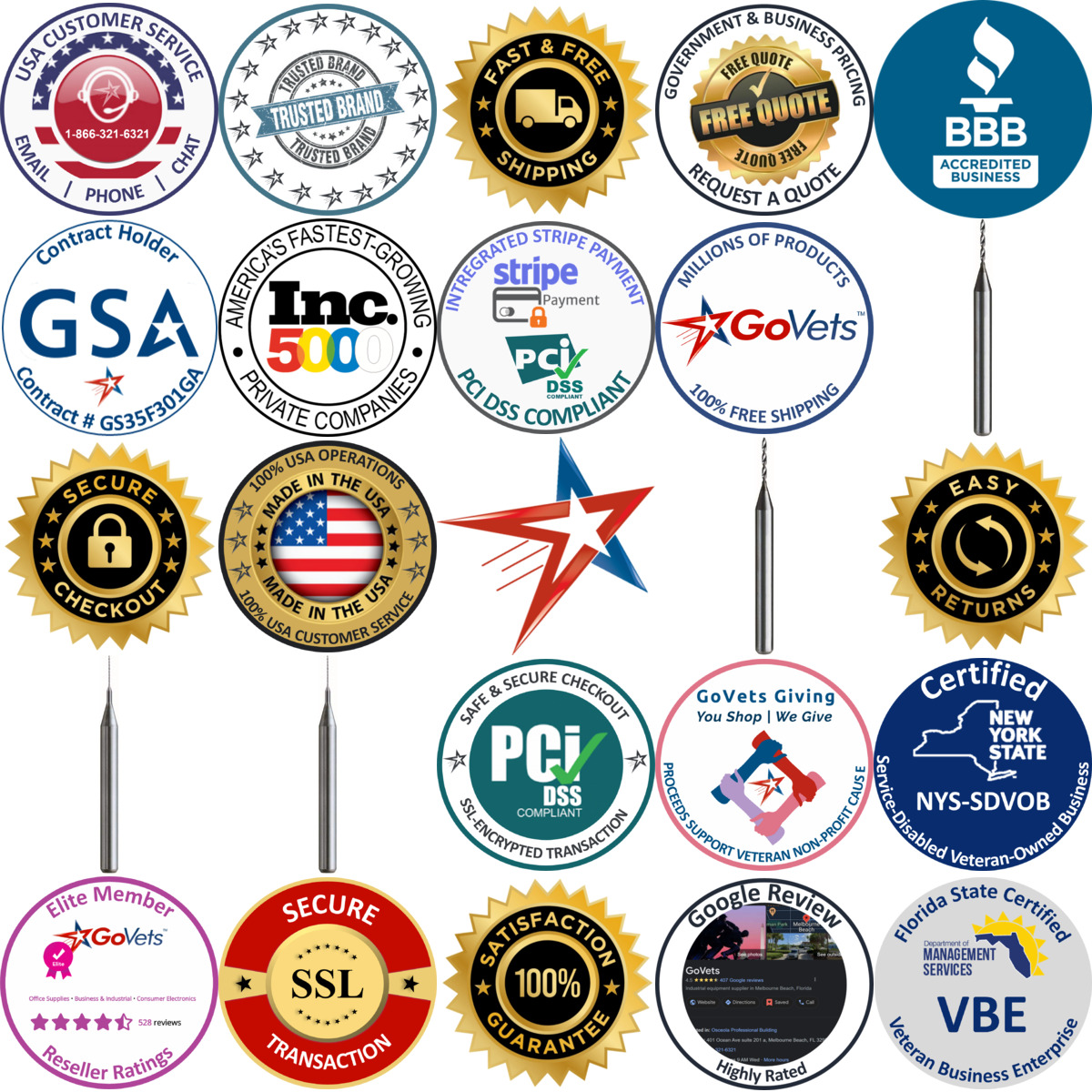 A selection of us Union Tool products on GoVets