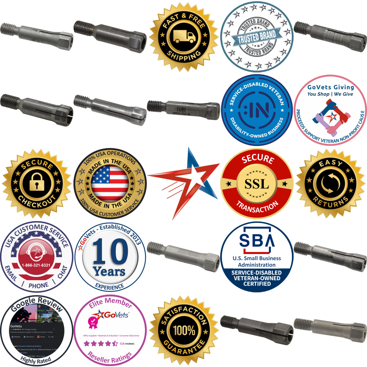 A selection of Drill Extension Collets products on GoVets