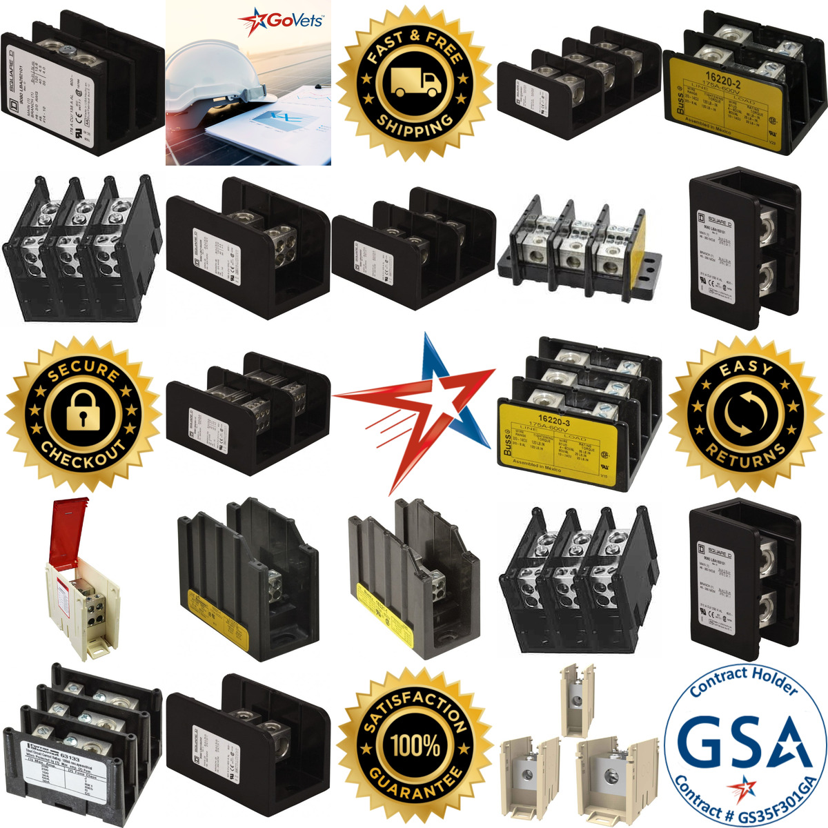 A selection of Power Distribution Blocks and Accessories products on GoVets