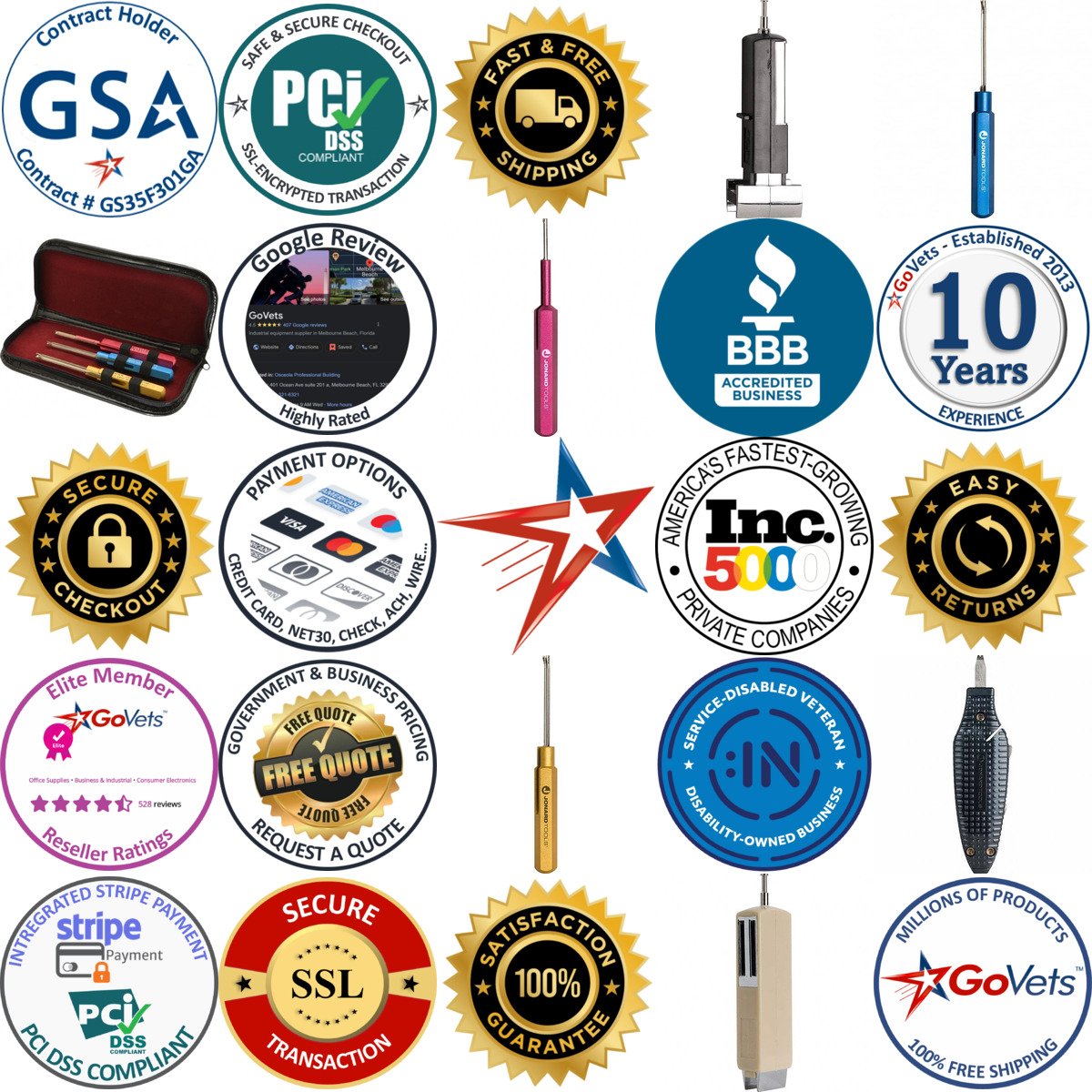 A selection of ic Tools and Accessories products on GoVets