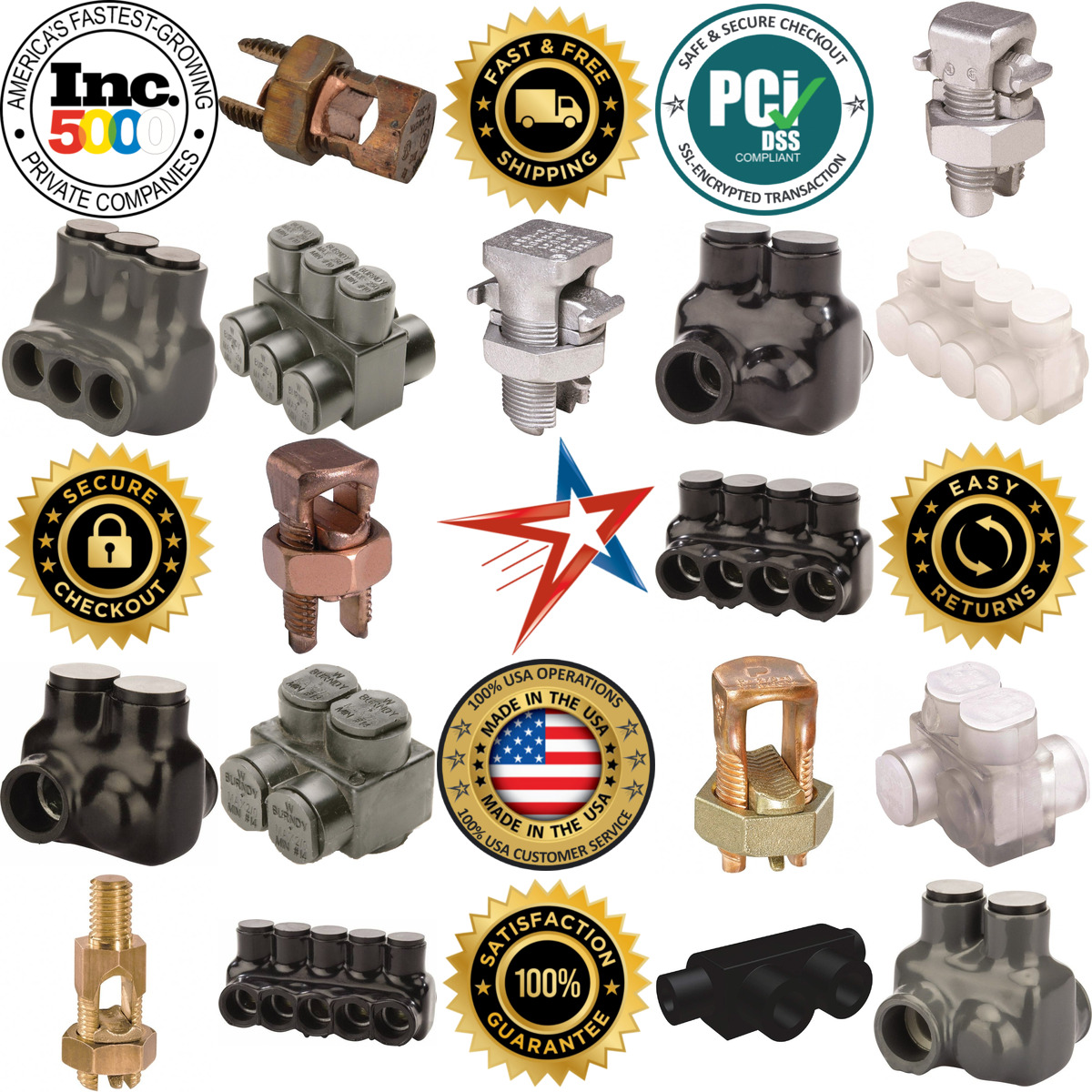 A selection of Split Bolt Connectors products on GoVets