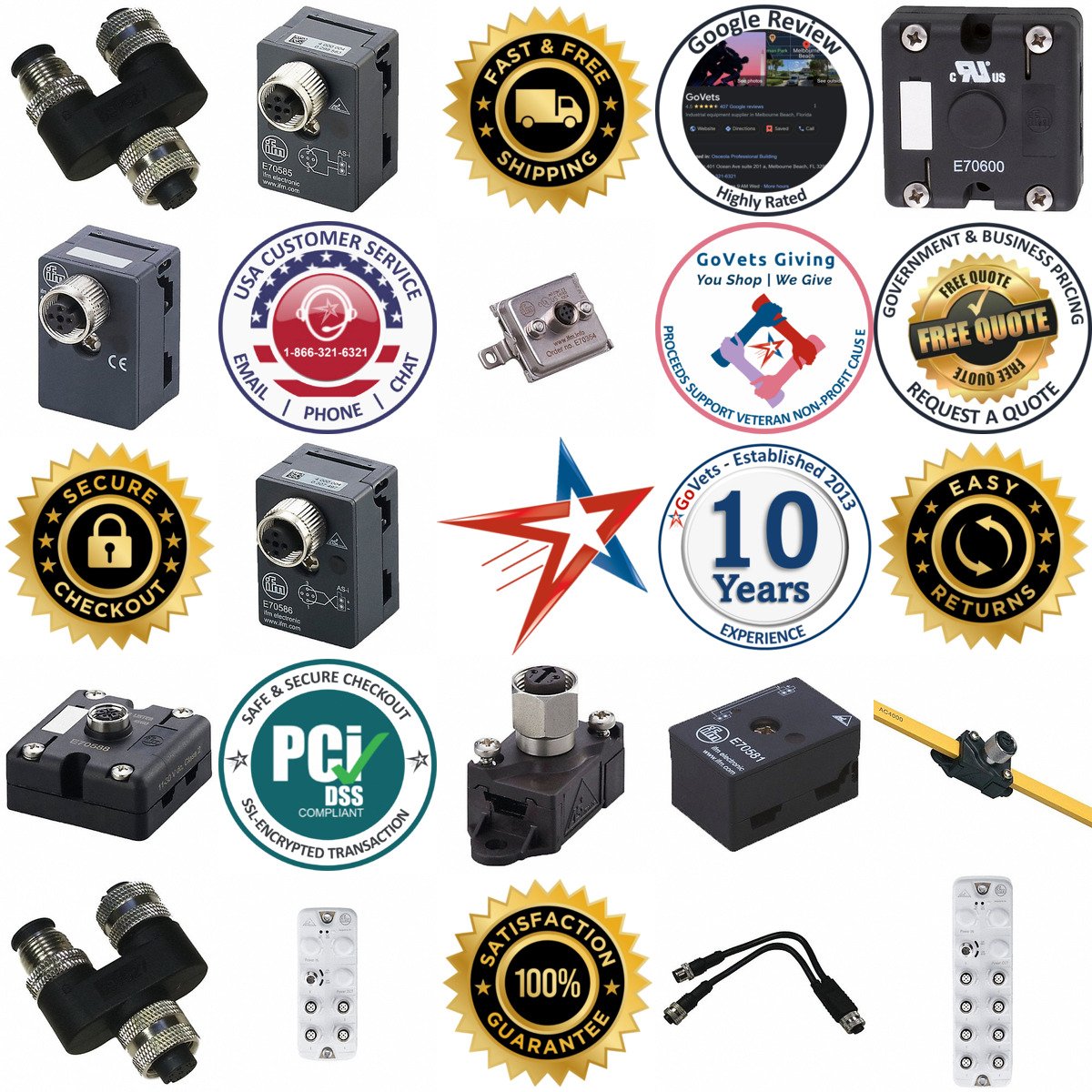 A selection of y and t Circular Connector Splitters products on GoVets