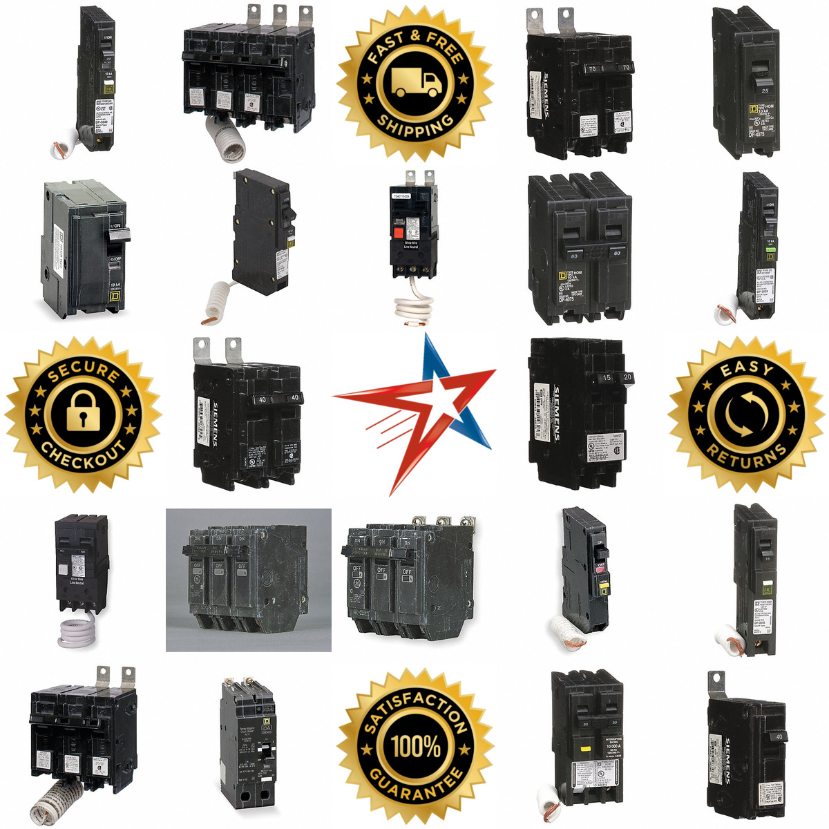 A selection of Miniature Circuit Breakers products on GoVets