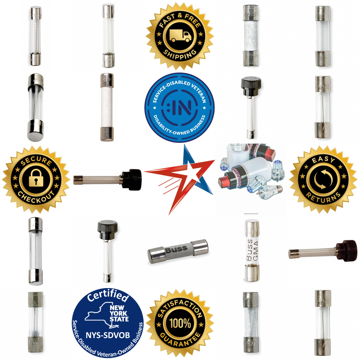 A selection of American Glass and Ceramic Fuses products on GoVets