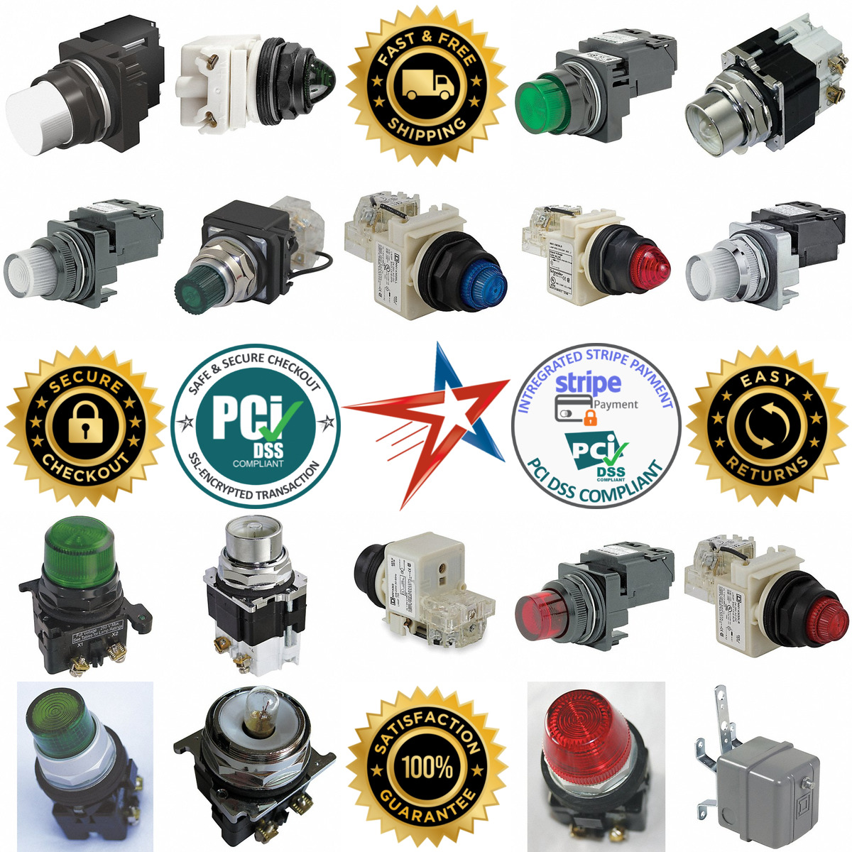 A selection of Electrical Control Pilot Lights products on GoVets