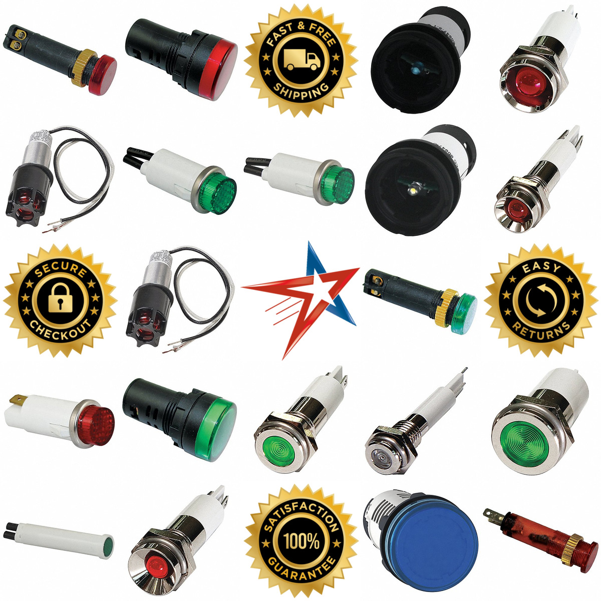 A selection of Panel Indicator Lights products on GoVets