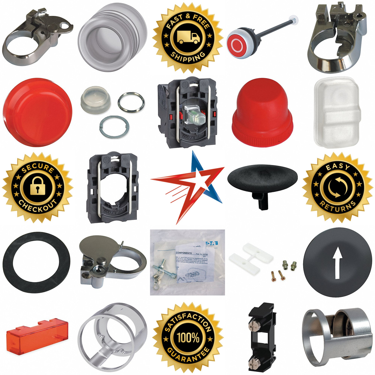 A selection of Push Button Accessories products on GoVets