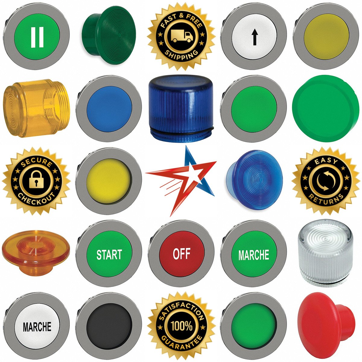 A selection of Push Button Heads products on GoVets