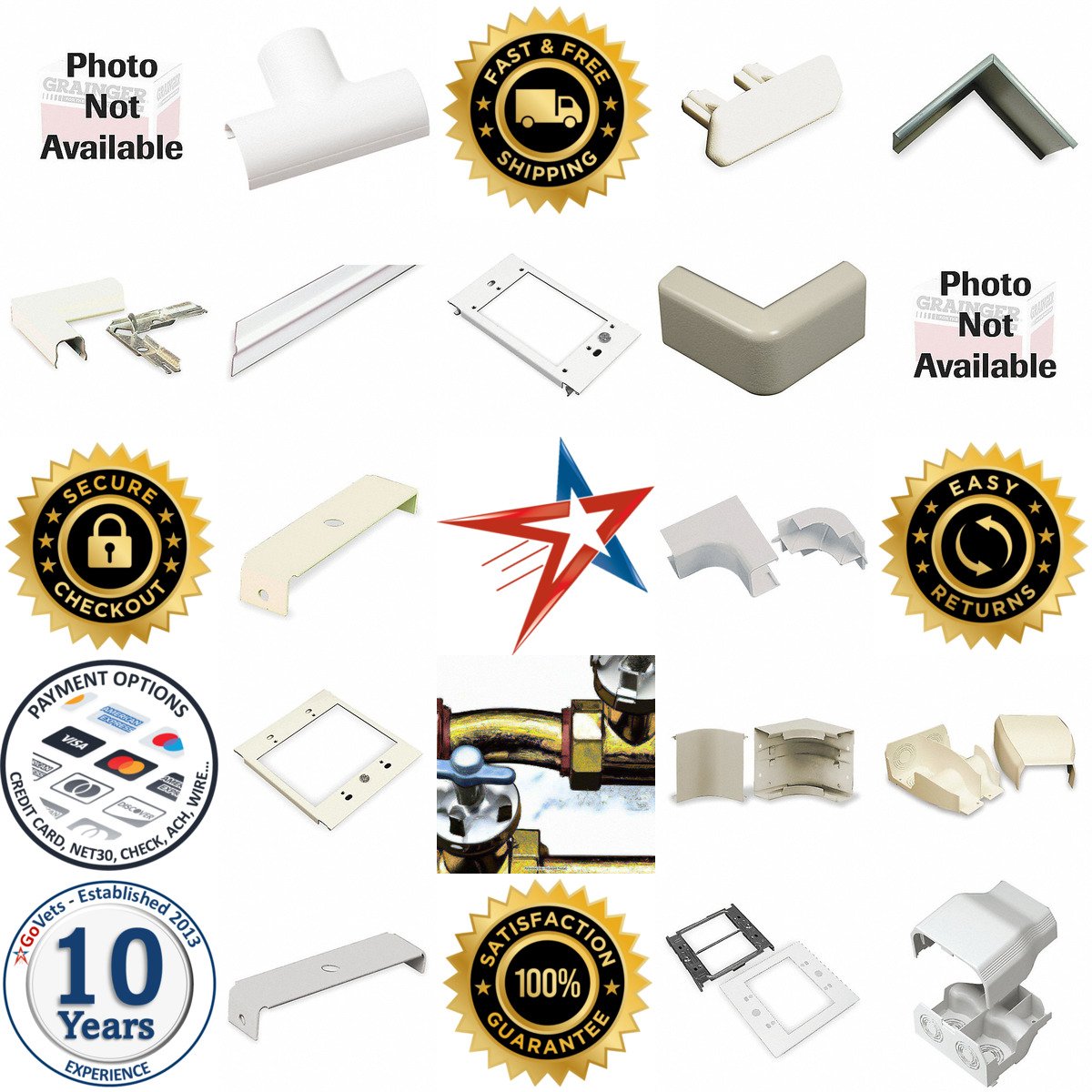 A selection of Raceway Fittings products on GoVets