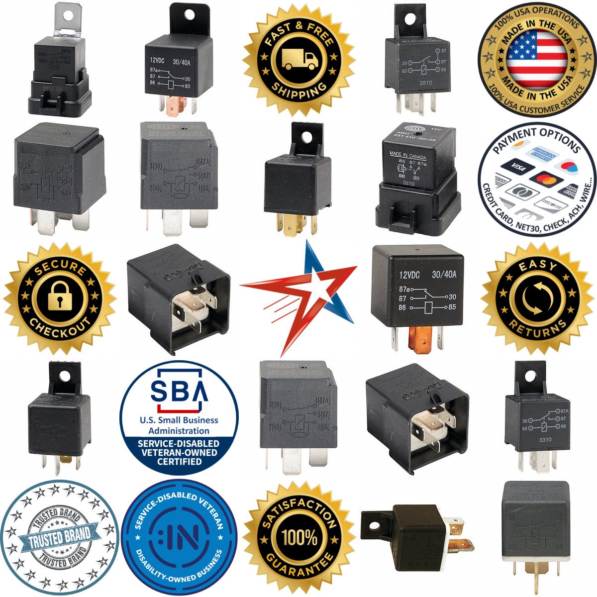 A selection of Automotive Relays products on GoVets