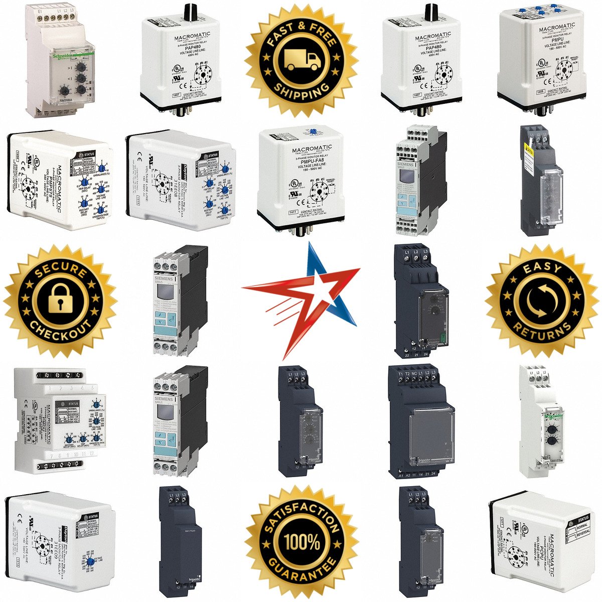 A selection of Phase Monitoring Relays products on GoVets