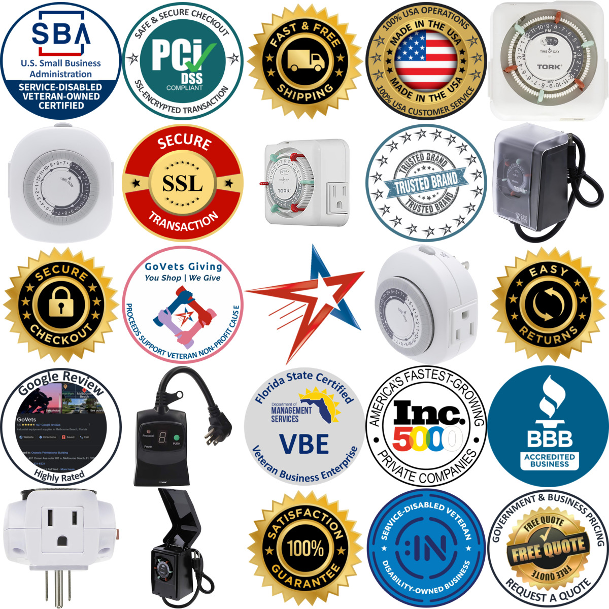 A selection of Nsi Industries products on GoVets